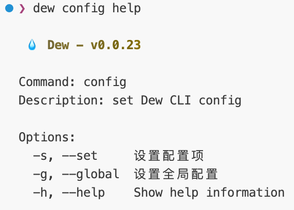 cli help